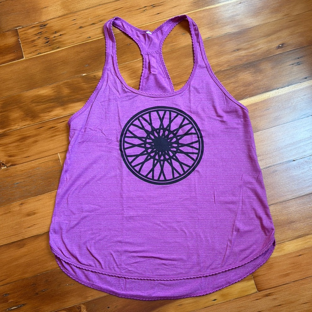 Lululemon x SoulCycle 105f Singlet Size 8 Heathered Ultra Violet